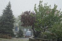 Комрат: снег в апреле (фоторепортаж)