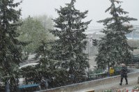 Комрат: снег в апреле (фоторепортаж)