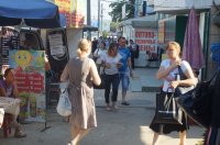 На утро после встречи по вопросу уличной торговли в Комрате, нарушителей стало гораздо меньше (фоторепортаж)