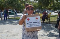 «Красный Крест» предоставил первую партию пакетов для жителей Гагаузии, пострадавших от стихийных бедствий  