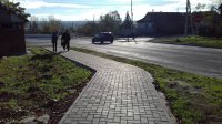 Завершается укладка тротуара на улице Шевченко (фоторепортаж)