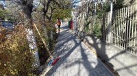 Завершается укладка тротуара на улице Шевченко (фоторепортаж)