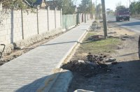 В Комрате обновляется еще один тротуар