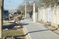 В Комрате обновляется еще один тротуар
