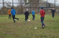 Открытое занятие секции футбола Комратской МСШ (фоторепортаж)