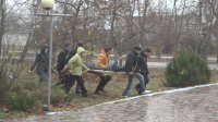 Учения по гражданской защите населения в Комрате (фоторепортаж)