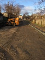 Прокладка тротуара в районе ПЮЭС м.Комрат (фоторепортаж)