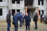 Посол Турции в РМ и руководитель Агенства ТИКА побывали на строящемся объекте Дома творчества Комрата (фоторепортаж)