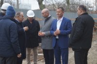 Посол Турции в РМ и руководитель Агенства ТИКА побывали на строящемся объекте Дома творчества Комрата (фоторепортаж)