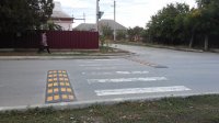 Для безопасности движения в Комрате устанавливаются искусственные  неровности на дорогах